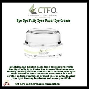 Bye-bye puffy eye under eye cream